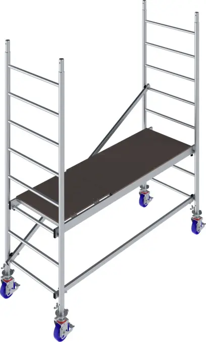 lešení pojízdné „PROTEC KRAUSE“ hliníkové, pracovní výška 2.9 m