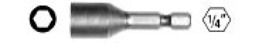 hlavice nástrčná 4mm na 1/4