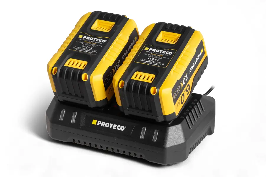 2x akumulátor 6 Ah + nabíječka DUAL 4.0 A