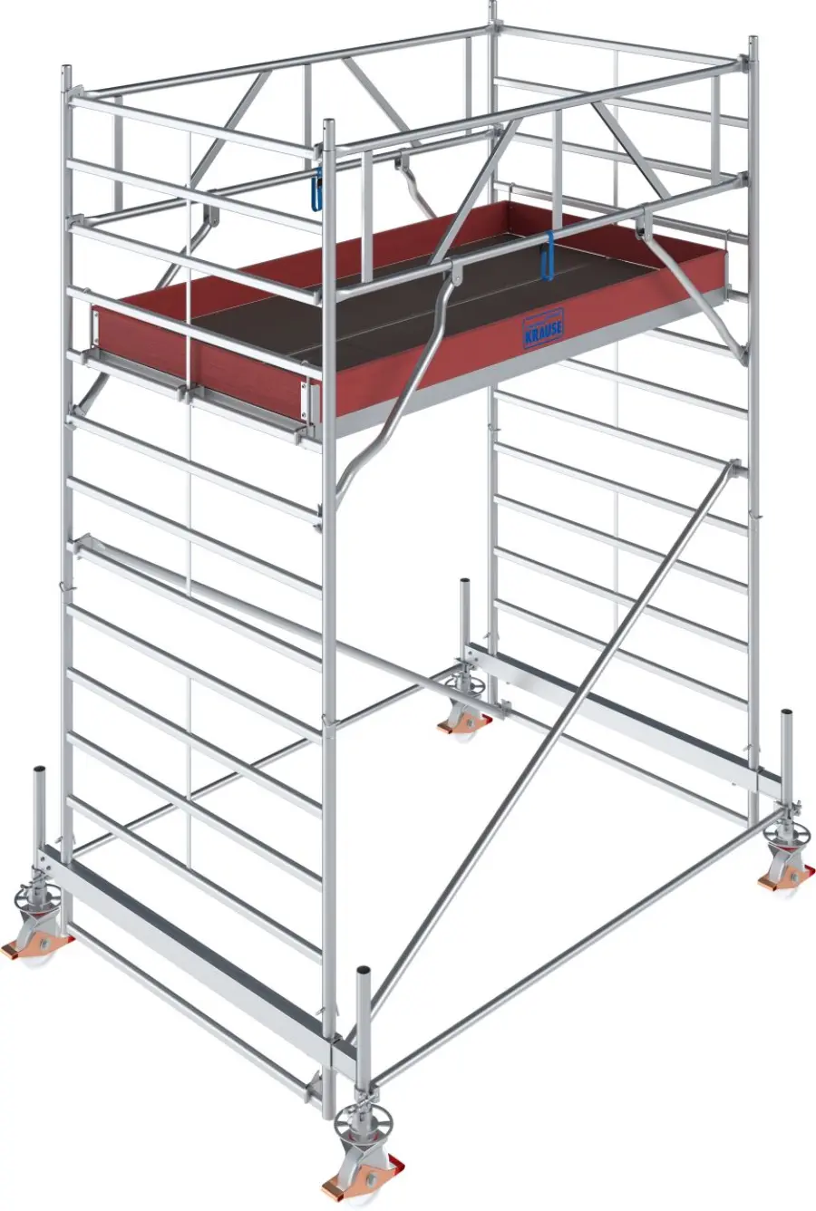 lešení pojízdné STABILO řada 500 - pracovní výška 4.50 m, délka pole 2,5m